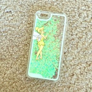 Tinkerbell glitter iPhone 6/6s case